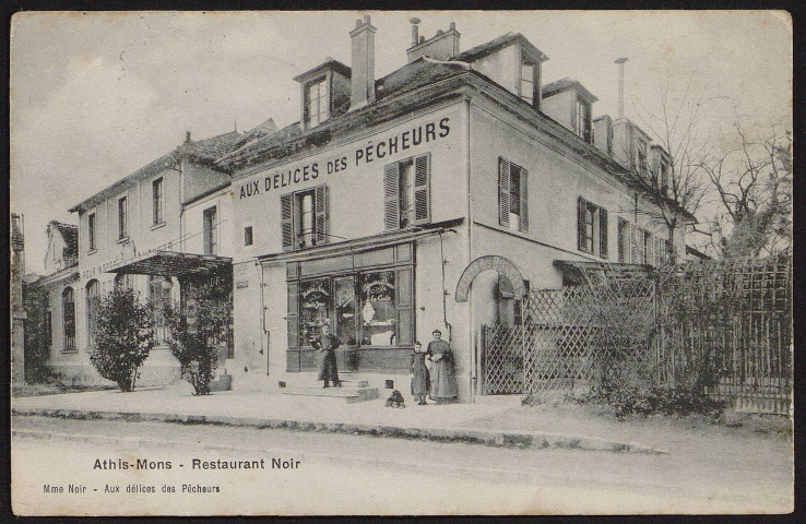 Athis-Mons.- Restaurant Au délices des pêcheurs (28 avril 1907). 