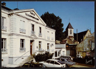 YERRES.- La poste et l'église Saint-Honest [1964-1985].