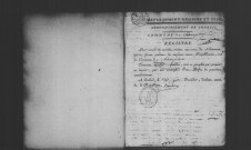 CHAMPLAN. Naissances, mariages, décès : registre d'état civil (an XI-1815). 