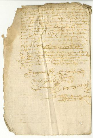 Notariat de BOISSY-SOUS-SAINT-YON. - Minutes notariales passées devant maître Jean PILLAS (janvier 1613).