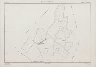 BOIS-HERPIN, plans minutes de conservation : tableau d'assemblage,1952, Ech. 1/5000; plans des sections W, X, Y, Z, 1952, Ech. 1/2000, section ZA, 1998, Ech. 1/2000. Polyester. N et B. Dim. 105 x 80 cm [6 plans]. 