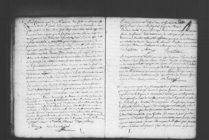 BRUNOY. Paroisse Saint-Médard : Baptêmes, mariages, sépultures : registre paroissial (1749-1758). 