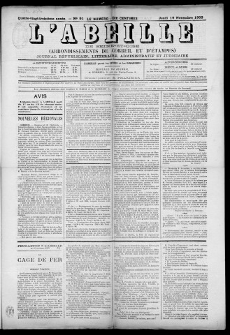 n° 91 (19 novembre 1903)
