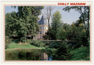CHILLY-MAZARIN. - Le parc du château (mairie). Editeur Raymon. 