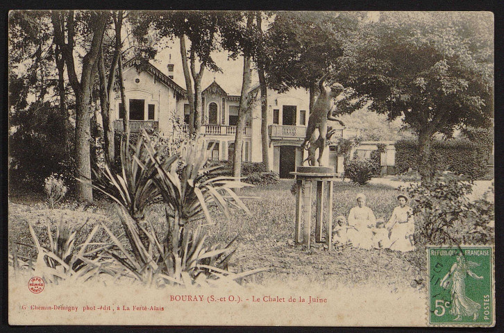 Bouray-sur-Juine.- Le chalet de la Juine (18 novembre 1907). 