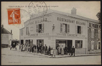VERT-LE-PETIT.- Hôtel-restaurant Lanquetin (29 mars 1910).