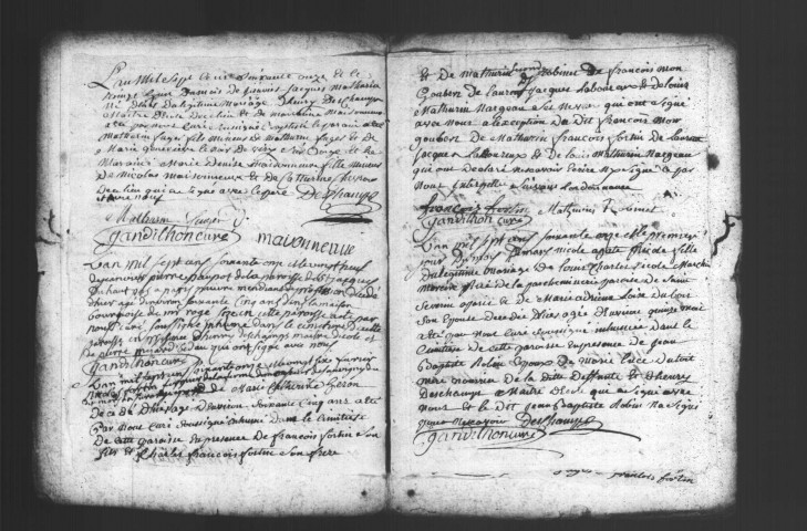MORSANG-SUR-ORGE. Paroisse Saint-Jean-Baptiste : Baptêmes, mariages, sépultures : registre paroissial (1771-1785). 