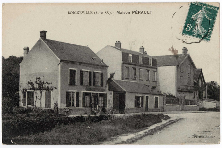 BOIGNEVILLE. - Maison Pérault, Pérault, Debuisson, 4 mots, 5 c, ad. 