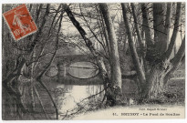BRUNOY. - Pont de Soulins, Hapart, 1912, 19 lignes, 10 c, ad. 