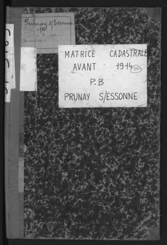 PRUNAY-SUR-ESSONNE. - Matrice des propriétés bâties [cadastre rénové en 1934].