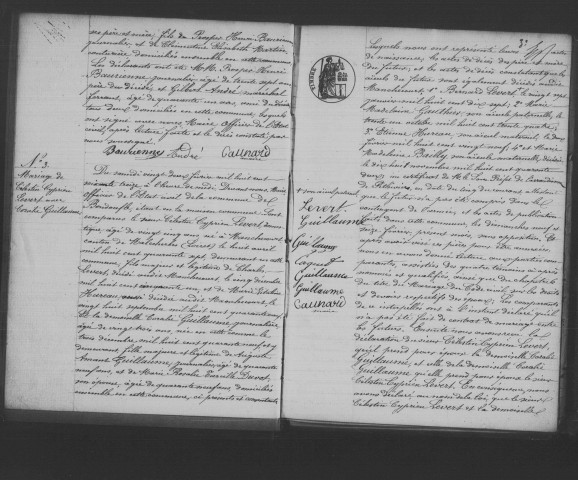 BONDOUFLE. Naissances, mariages, décès : registre d'état civil (1873-1882). 