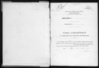 Conservation des hypothèques de CORBEIL. - Table alphabétique du répertoire des formalités hypothécaires, volume n° 128 : A-Z (registre ouvert en 1952). 