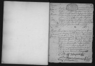 TORFOU - Registres paroissiaux. - Registre des baptêmes, mariages et sépultures (1735 - 1749). 