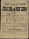 Seine-et-Oise [Département]. - Conseil de révision - Armée - Ajournés des classes 1913 à 1920, 19 avril 1920. 