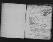 MONTCEAUX. - Naissances, mariages, décès : registre d'état civil (1792-1799). [Lacunes : mariages (an VII)]. 