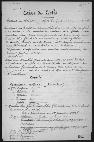 ORSAY. - Administration générale. - Copie de registre des délibérations du conseil municipal.