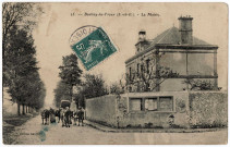 BOULLAY-LES-TROUX. - La mairie. Editeur Gautrot, 1910, Timbre à 5 centimes. 