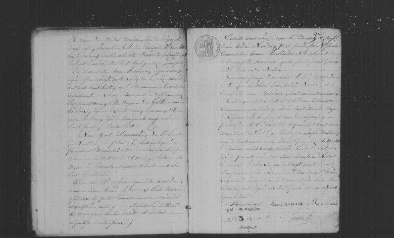 ESSONNES. Mariages : registre d'état civil (1832-1838). 