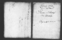 MAINVILLE (DRAVEIL). Paroisse Saint-Rémy : Baptêmes, mariages, sépultures : registre paroissial (1753-1760). 