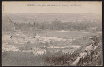 MAISSE.- La sucrerie, vue prise des hauteurs de la gare, 1909.