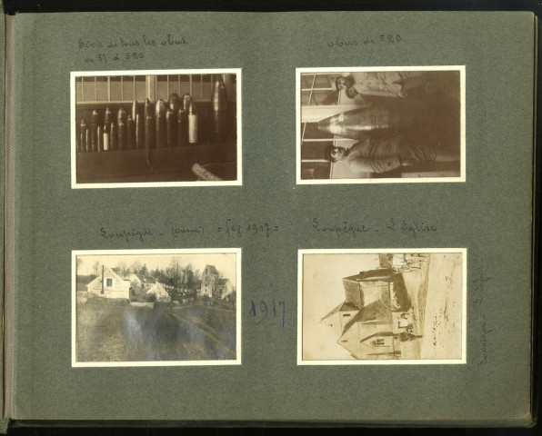 Album photographique, Aisne 1917.
