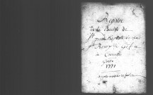 GIF-SUR-YVETTE. Paroisse Saint-Jean-Baptiste et Saint-Rémy : Baptêmes, mariages, sépultures : registre paroissial (1771-1782). 