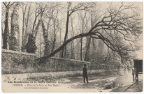 CORBEIL-ESSONNES. - Les inondations de la Seine (janvier 1910). Effets de la crue au parc Béglet, rue du Général-Lucotte, Beaugeard. 