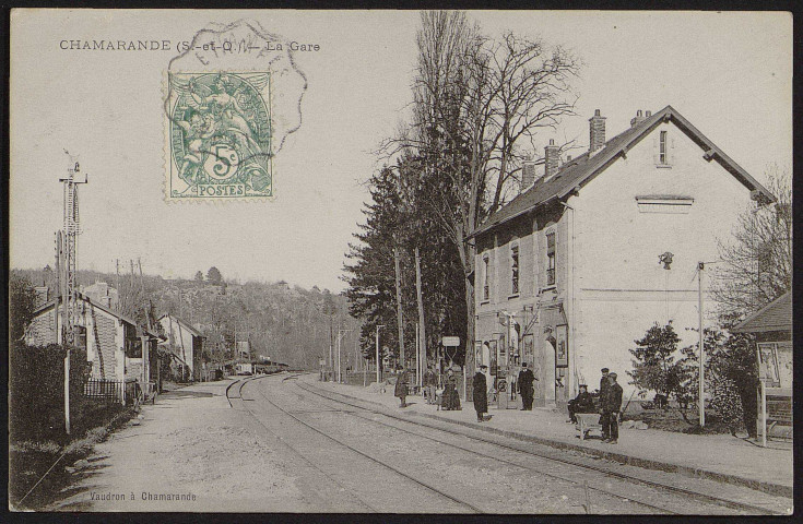Chamarande.- La gare (1904-1907]. 