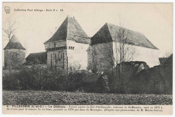 VILLECONIN. - Le château [Editeur S. et O. Artistique, Paul Allorge]. 