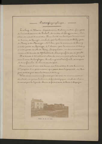 WISSOUS. - Monographie communale [1899] : 2 bandes, 7 vues. 