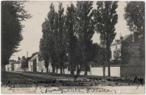 ANGERVILLE. - Entrée. Avenue de Paris, Rouillier, 1907, 24 lignes, 10 c, ad. 