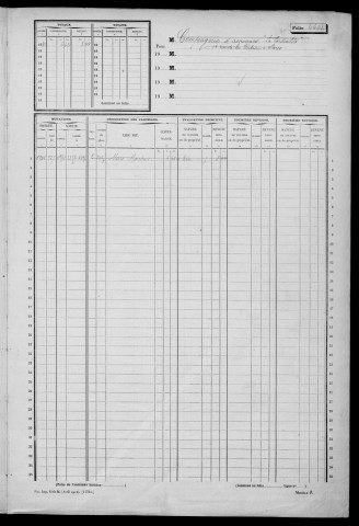 SAINTE-GENEVIEVE-DES-BOIS. - Matrice des propriétés non bâties : folios 4401 à 4900 [cadastre rénové en 1950]. 