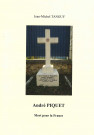 André Piquet. Mort pour la France