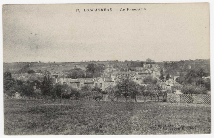 LONGJUMEAU. - Le panorama. Collection Bouthier. 