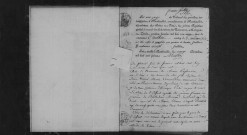 AUTHON-LA-PLAINE. Naissances, mariages, décès : registre d'état civil (1816-1826). 