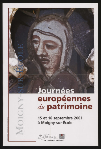 MOIGNY-SUR-ECOLE. - Journées européennes du patrimoine, 15 septembre-16 septembre 2001. 