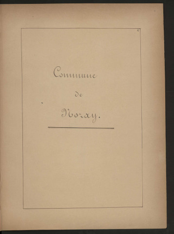 NOZAY. - Monographie communale [1899] : 2 bandes, 9 vues. 