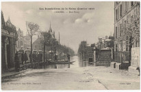 CORBEIL-ESSONNES. - Les inondations de la Seine (janvier 1910). Rue Féray, Beaugeard. 