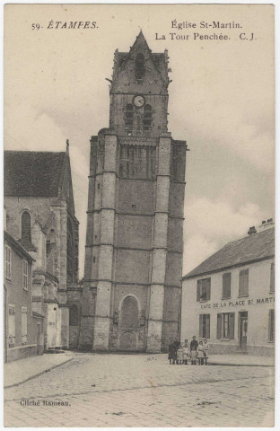 ETAMPES. - Saint-Martin, la tour penchée [Editeur Rameau]. 