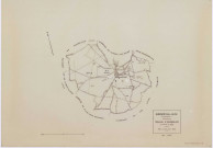 ANGERVILLIERS, plans minutes de conservation : tableau d'assemblage,1934, Ech. 1/10000 ; plans des sections A1B, A2, B1B, B2, 1934, Ech. 1/2500, sections A1A, B1A, 1934, Ech. 1/1250, section ZA, 1978, Ech. 1/2000. Polyester. N et B. Dim. 105 x 80 cm [8 plans]. 