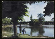 VIGNEUX-SUR-SEINE. - Le lac. Edition Combier, 1972, 1 timbre à 30 centimes, couleur. 