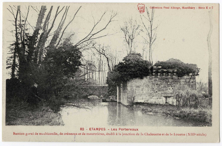 ETAMPES. - Les Portereaux. Edition Seine-et-Oise artistique et pittoresque, collection Paul Allorge. 