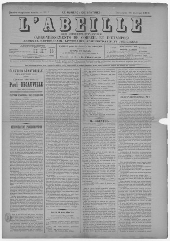 n° 7 (26 janvier 1890)
