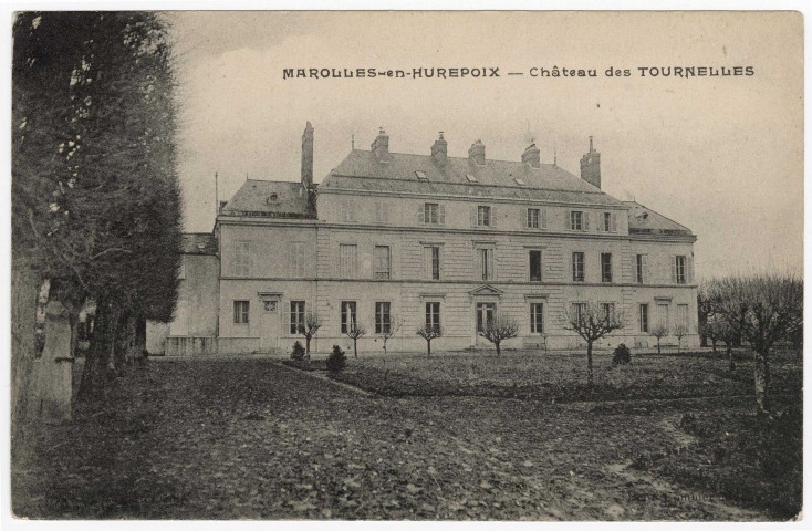 MAROLLES-EN-HUREPOIX. - Château des Tournelles. (Editeur Combier, 1928, 1 timbre à 25 centimes.) 