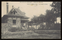 GIF-SUR-YVETTE. - Entrée du château de Gif, la maison du garde. Editeurs Auclin et Dépardé, 1909, 1 timbre à 10 centimes; 