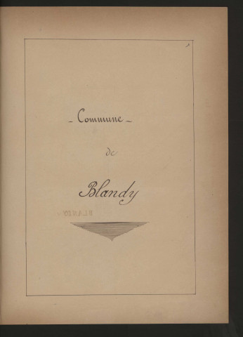BLANDY. - Monographie communale [1899] : 2 bandes, 6 vues. 