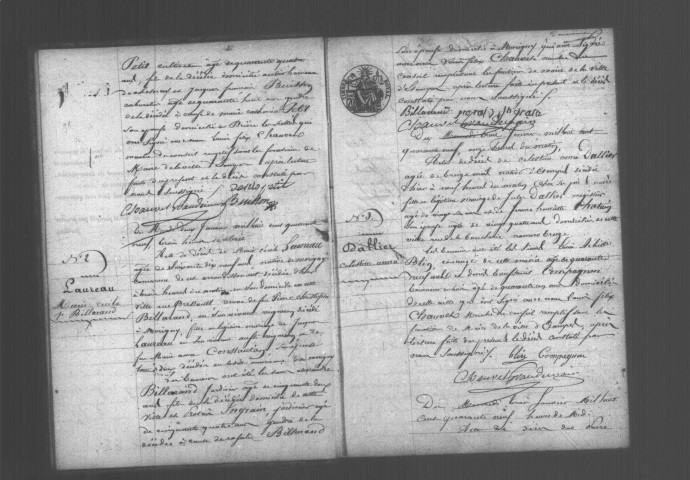 ETAMPES. Décès : registre d'état civil (1849). 