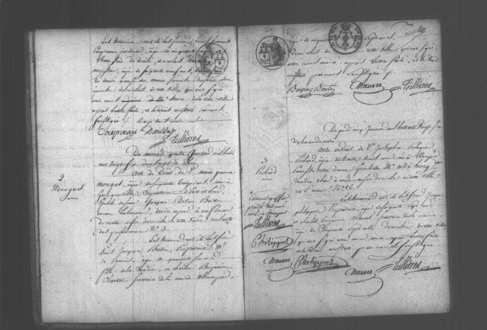 ETAMPES. Décès : registre d'état civil (1826). 