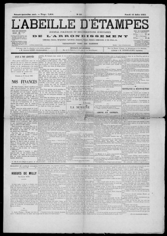 n° 28 (18 juillet 1885)