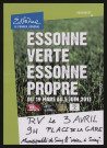 Essonne [Département]. - Essonne verte, Essonne propre, 19 mars-5 juin 2011. 